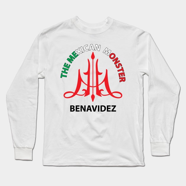 DAVID BENAVIDEZ THE MEXICAN MONSTER Long Sleeve T-Shirt by Estudio3e